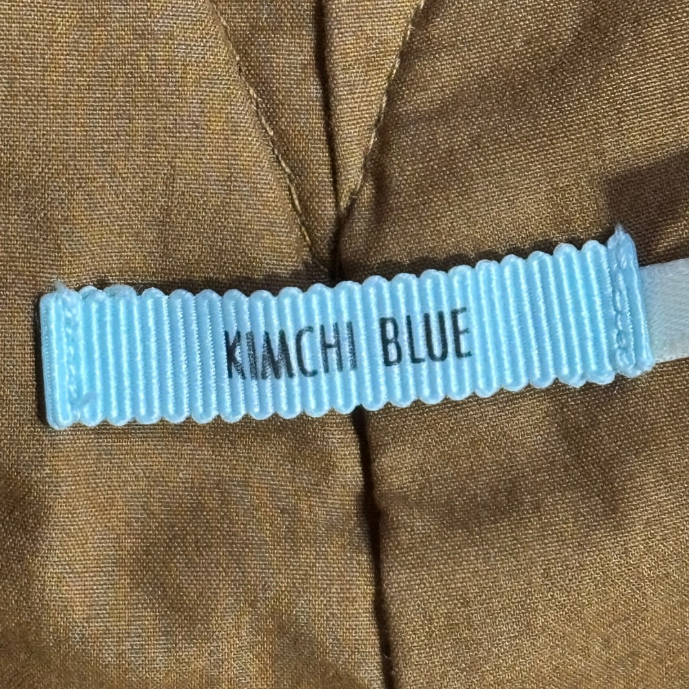 Kimchi Blue Simone Paperbag Pants Women's Size 4 Brown Pockets Wide Leg Cropped - Picture 9 of 13